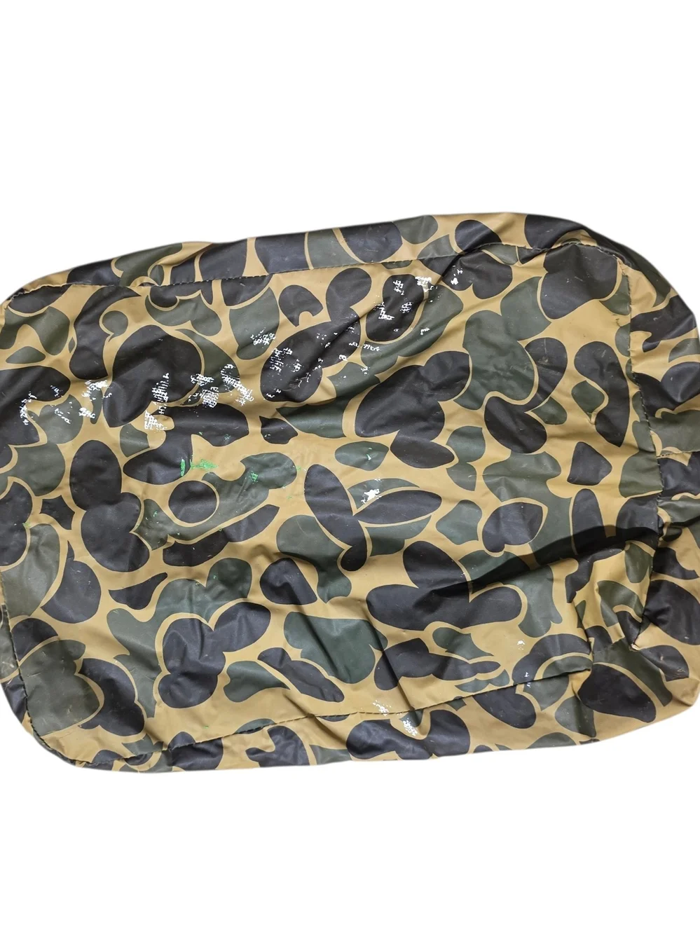 Lot Of 4 Tote & Storage Bags: Camo Raincoat Bag, 2 Totes, & 1 Sweater Storage